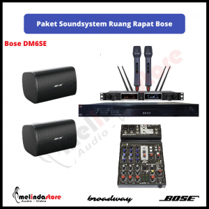 Paket Sound System Ruang Rapat Speaker Bose Wall | Kap 50m2 B